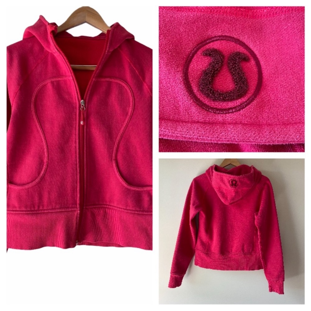 COPY - Lululemon Pink Scuba Hoodie Sz 10